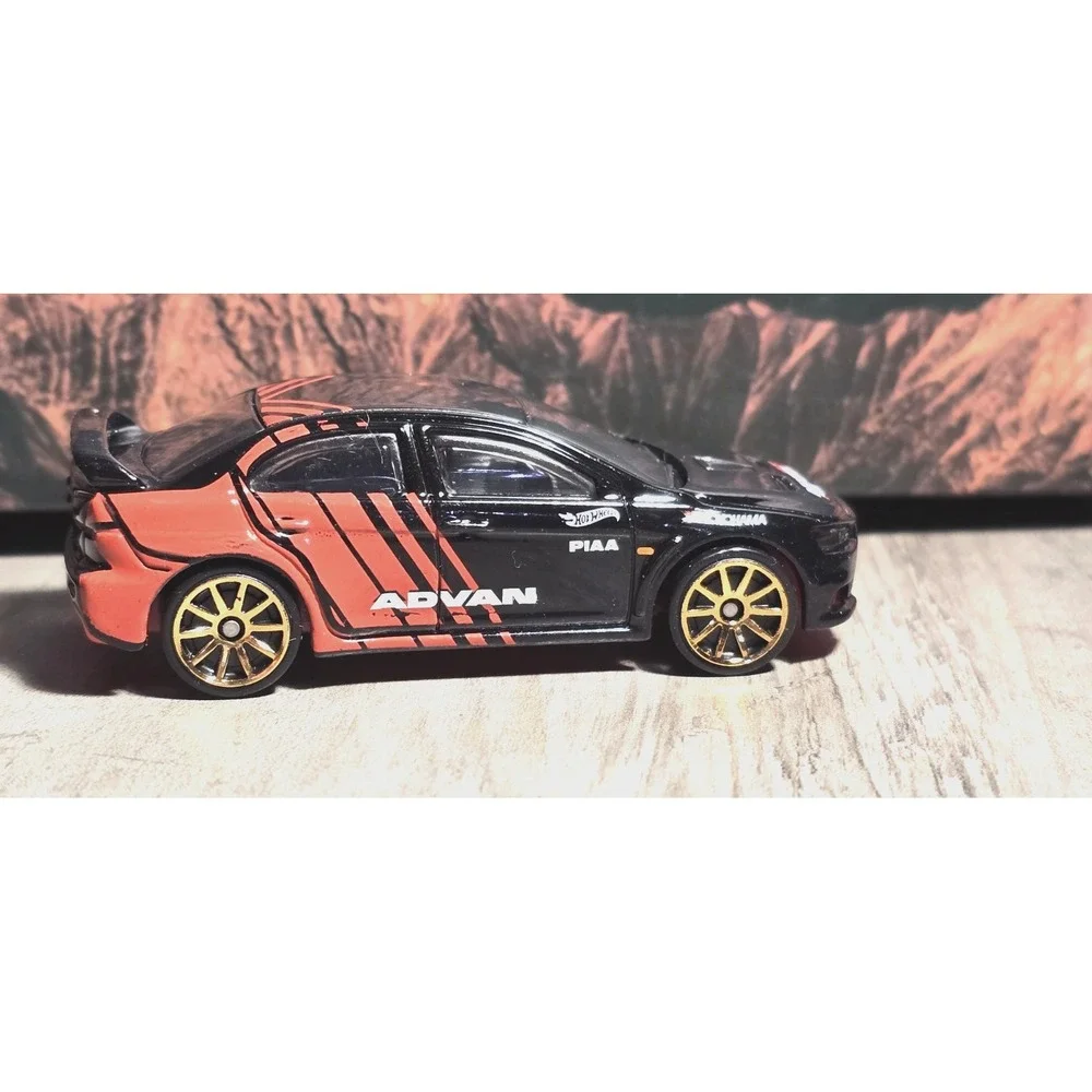 2008 Lancer Evolution EVO X 10 Black Red Advan 2020 HW Speed Graphics‎ 1/10